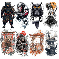 664 Japanese Irezumi Tattoo Designs (PNG Format)