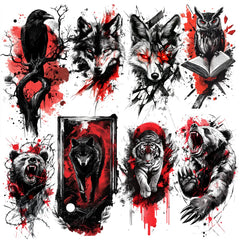 530 Trash Polka Tattoo Designs (PNG Format)