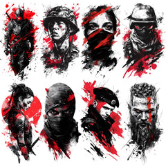 530 Trash Polka Tattoo Designs (PNG Format)