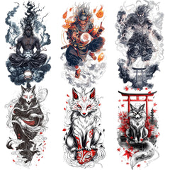 664 Japanese Irezumi Tattoo Designs (PNG Format)