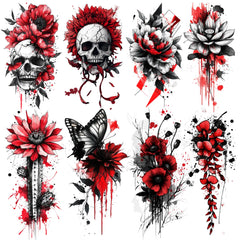 530 Trash Polka Tattoo Designs (PNG Format)