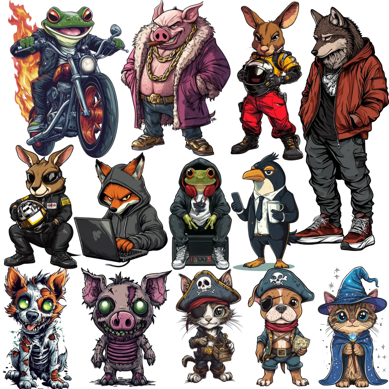 820 New School Tattoo Designs (PNG Format)