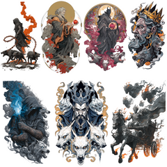 95 Hades Tattoo Designs Bundle | 4K PNG Collection
