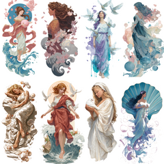65 Aphrodite Tattoo Designs Bundle | 4K PNG
