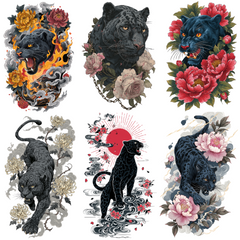 95 Panther Tattoo Designs Bundle | 4K PNG Art Collection