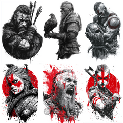Viking Tattoo Design Bundle — 155 Files | 4K PNG Norse Art Collection