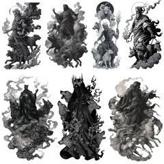 95 Hades Tattoo Designs Bundle | 4K PNG Collection