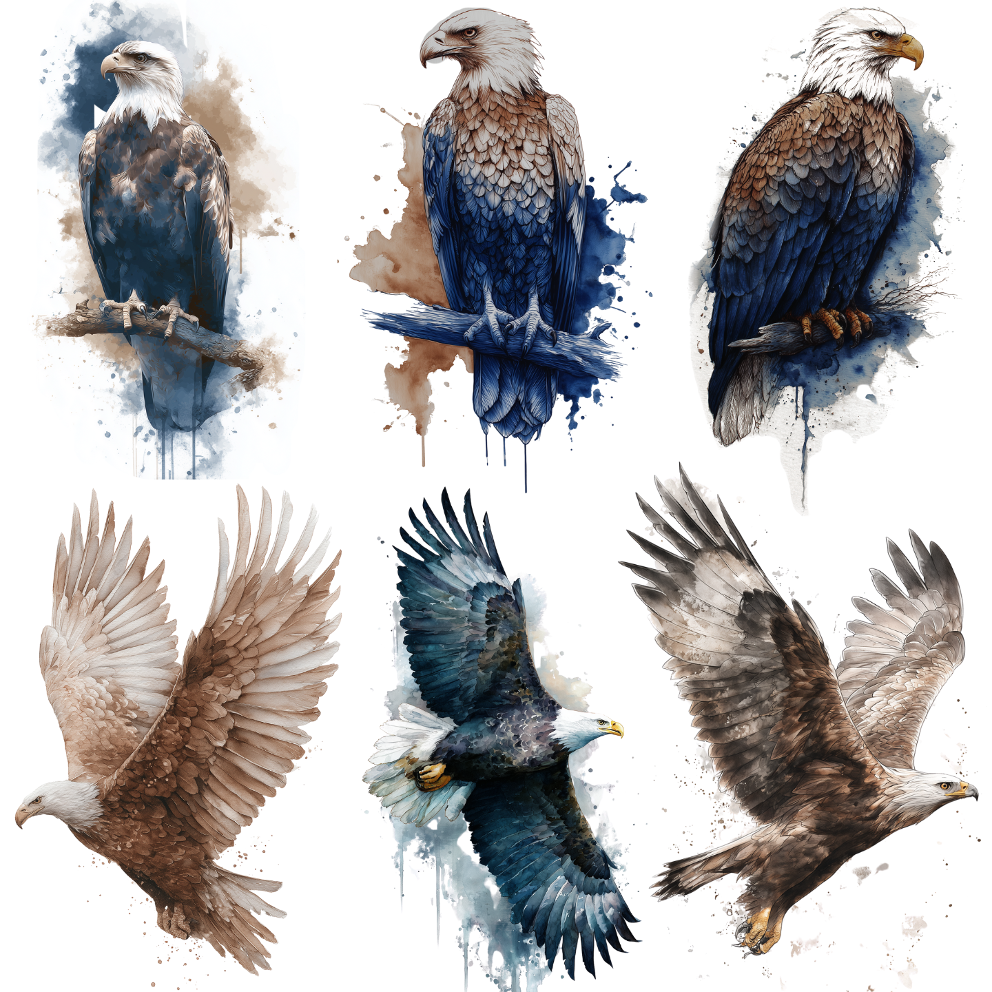 Eagle Tattoo Design Bundle — 90 Files | 4K PNG Collection